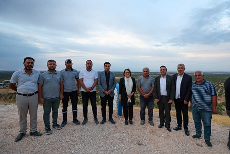 BAŞKAN ŞAHİN, KARKAMIŞ’TA 5 BİN KİŞİYE HİZMET VEREN SU YATIRIMINI YERİNDE İNCELEDİ
